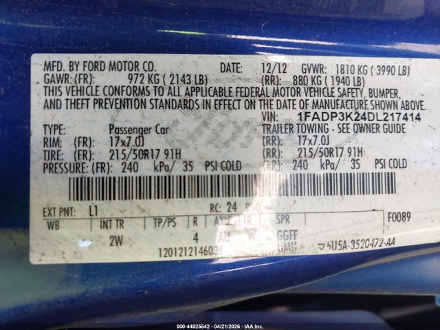 FORD FOCUS SE - 9