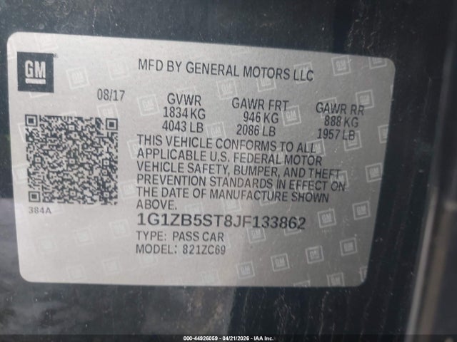 CHEVROLET MALIBU 1LS - 9