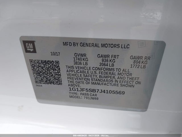 CHEVROLET SONIC PREMIER AUTO - 9