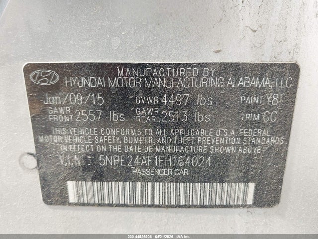 HYUNDAI SONATA SE - 9