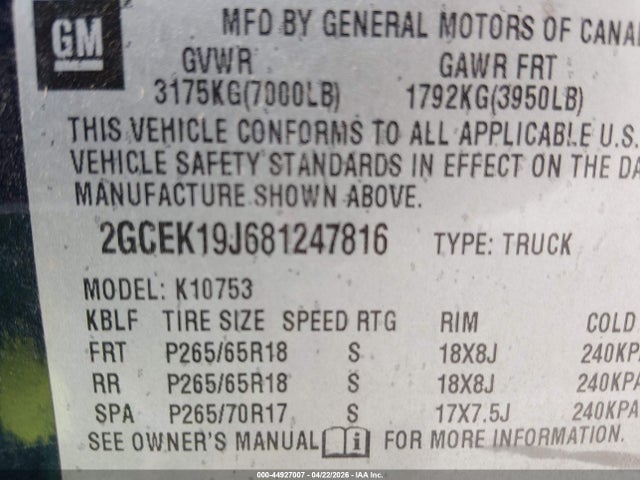 CHEVROLET SILVERADO 1500 LT1 - 9