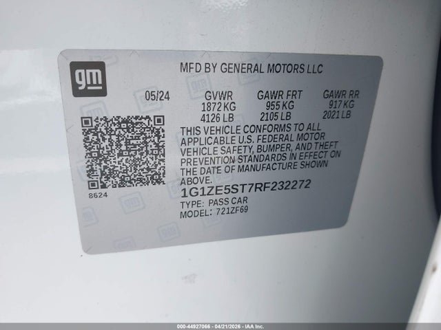 CHEVROLET MALIBU FWD 2LT - 9