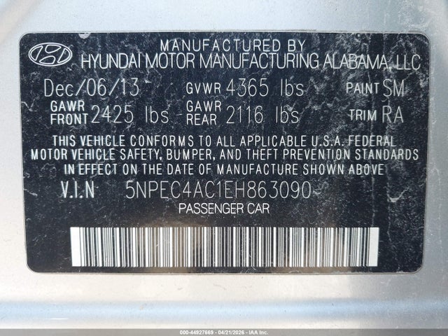 HYUNDAI SONATA SE - 9