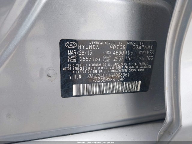 HYUNDAI SONATA HYBRID SE - 9