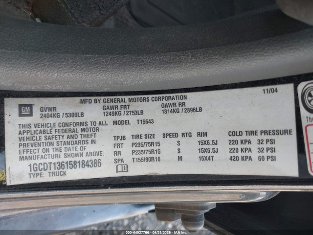 CHEVROLET COLORADO LS - 9