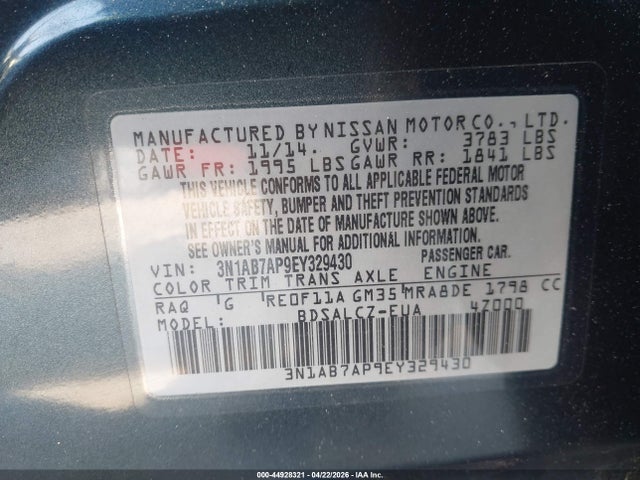 NISSAN SENTRA S - 9
