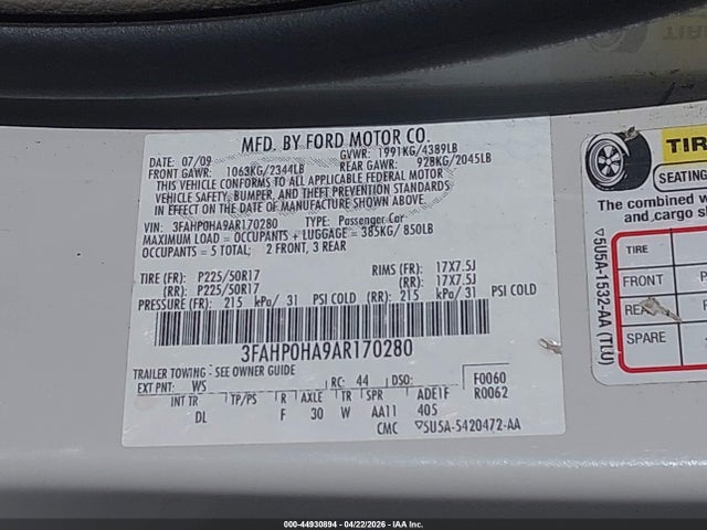 FORD FUSION SE - 9