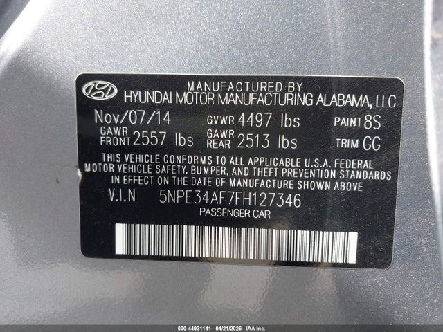 HYUNDAI SONATA SPORT - 9