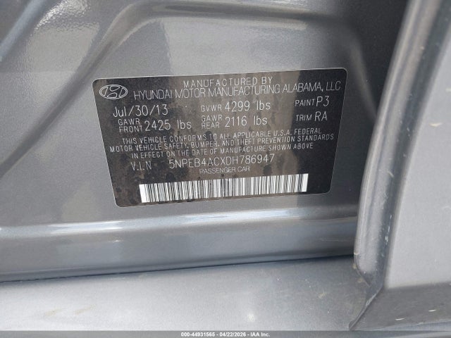 2013 Hyundai SONATA GLS — фото 9