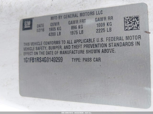 CHEVROLET CAMARO 1LT - 8