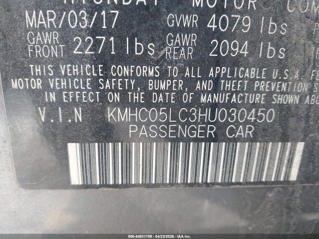 HYUNDAI IONIQ HYBRID LIMITED - 9