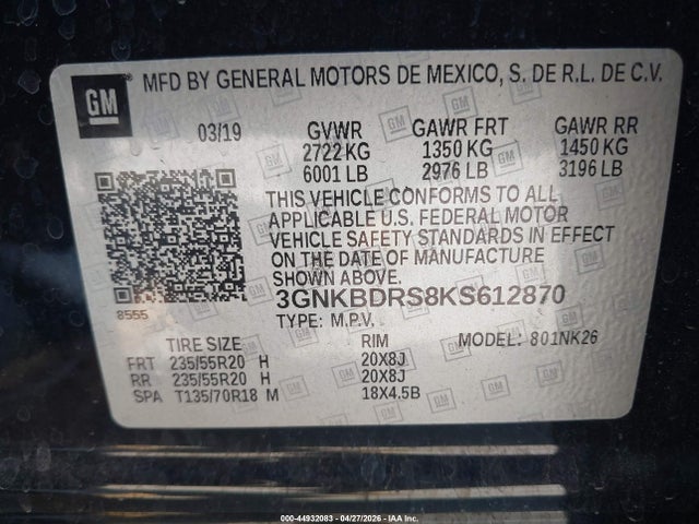 2019 CHEVROLET BLAZER 9