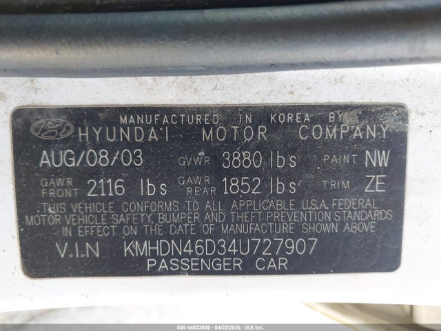 HYUNDAI ELANTRA GLS/GT - 9