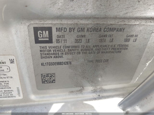 CHEVROLET AVEO 2LT - 9