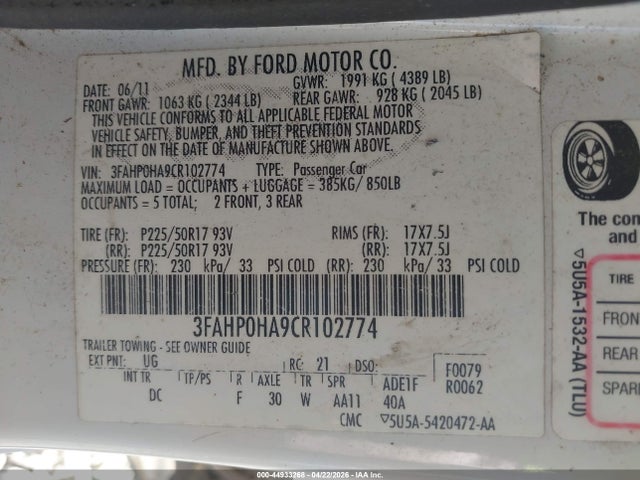 FORD FUSION SE - 9