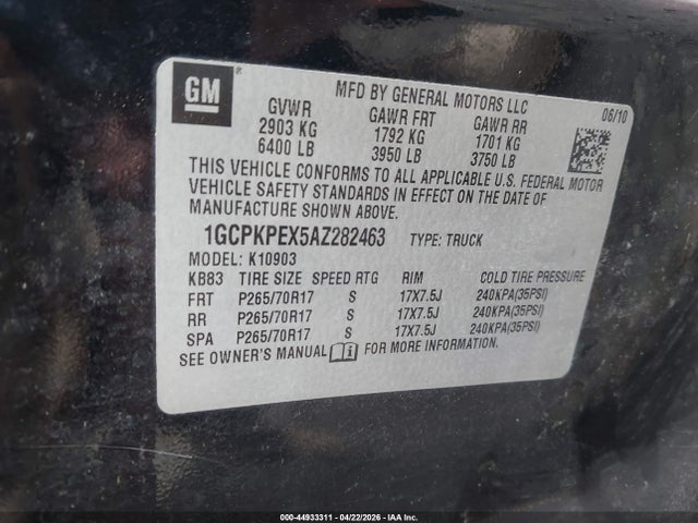 CHEVROLET SILVERADO 1500 WORK TRUCK - 9