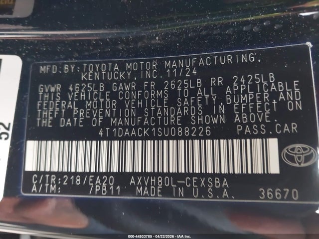 2025 Toyota CAMRY SE 照片 9