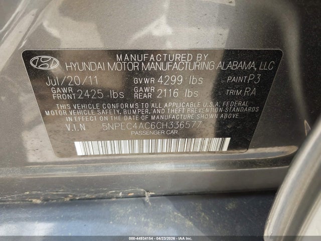 HYUNDAI SONATA LIMITED - 9