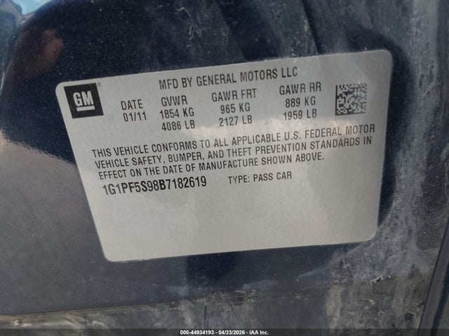 CHEVROLET CRUZE 1LT - 9