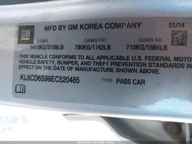 CHEVROLET SPARK 1LT AUTO - 9