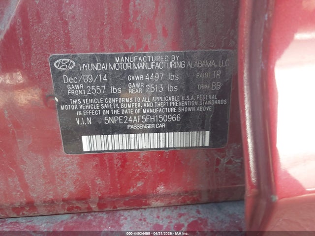 HYUNDAI SONATA SE - 9