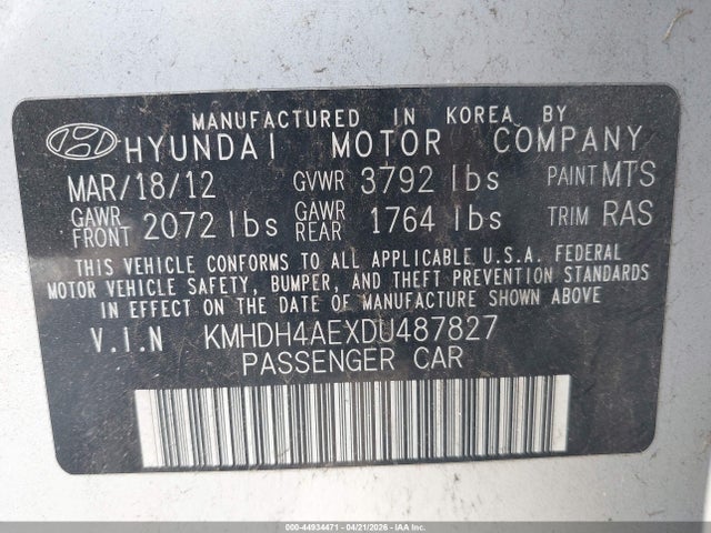 HYUNDAI ELANTRA GLS/LIMITED - 9