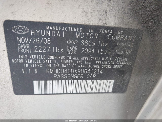 HYUNDAI ELANTRA GLS - 9