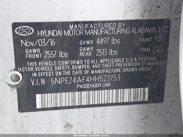 HYUNDAI SONATA SE - 9