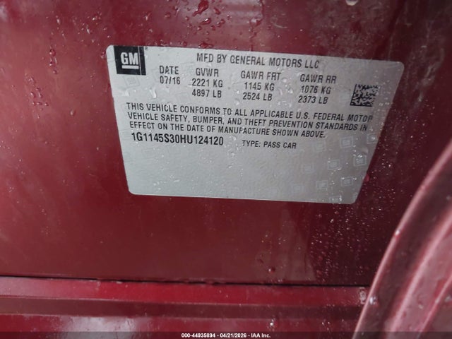 CHEVROLET IMPALA 2LZ - 9