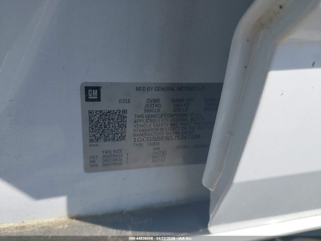 CHEVROLET COLORADO WT - 9