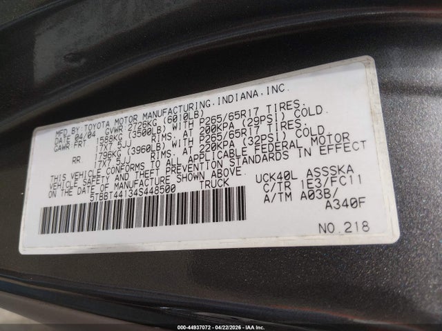 TOYOTA TUNDRA - 9