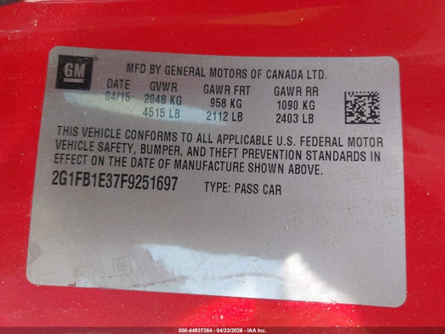 CHEVROLET CAMARO - 9