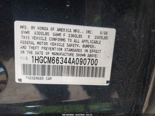 HONDA ACCORD 3.0 LX - 9