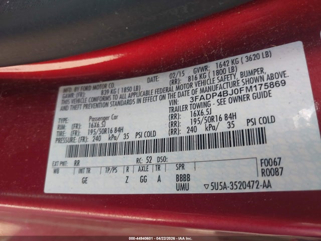 FORD FIESTA SE - 9