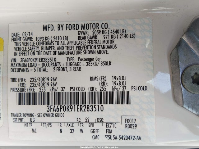 FORD FUSION TITANIUM - 9