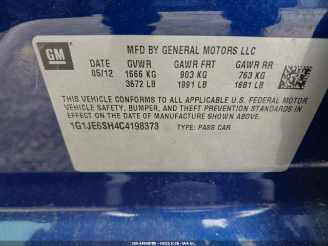 CHEVROLET SONIC 2LZ - 9