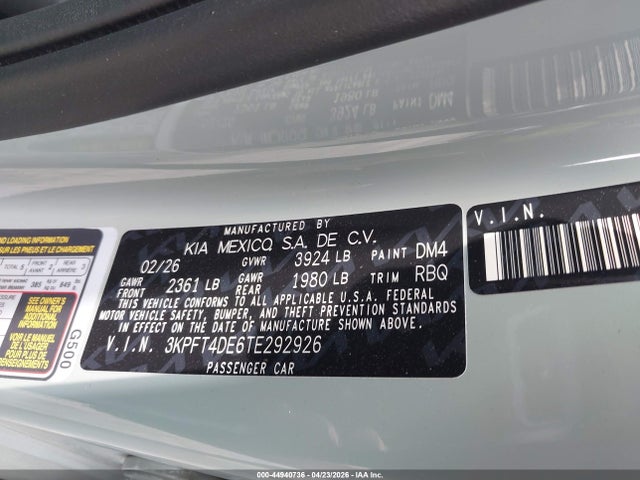 KIA K4 LXS - 9