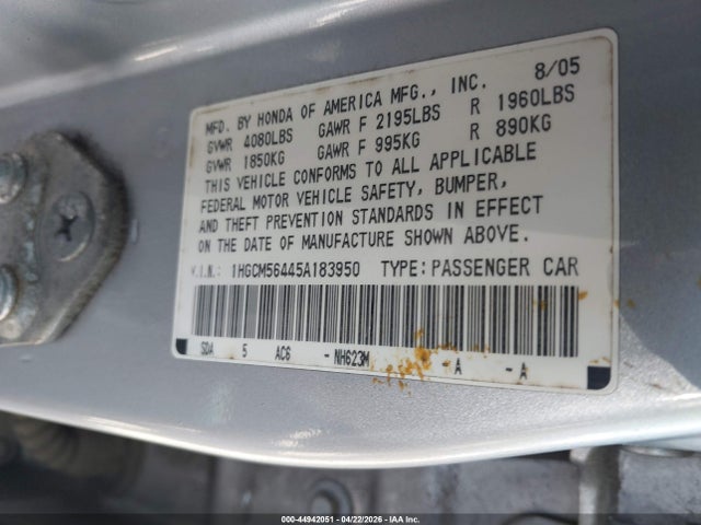 HONDA ACCORD 2.4 LX - 9