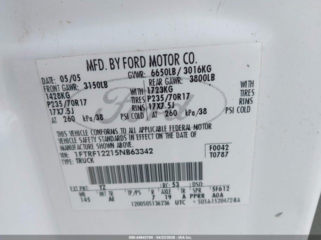 FORD F-150 STX/XL/XLT - 9