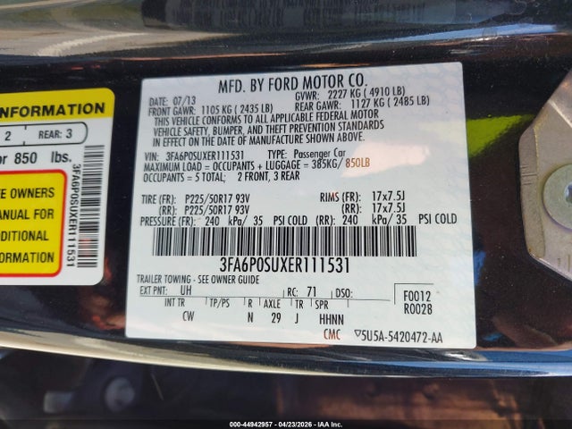 FORD FUSION ENERGI TITANIUM - 9