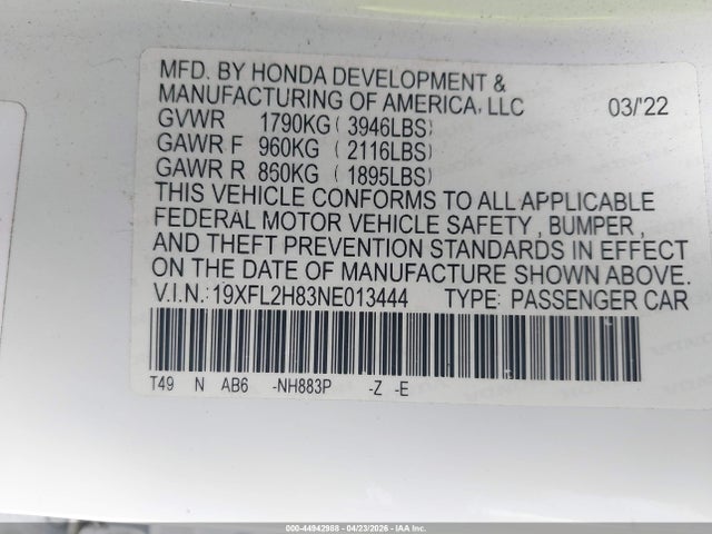 HONDA CIVIC SPORT - 9