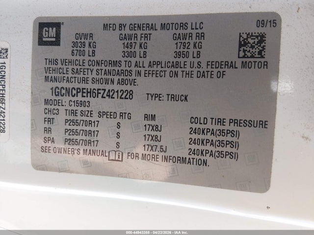 CHEVROLET SILVERADO 1500 WT - 9