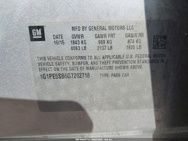 CHEVROLET CRUZE LIMITED 1LT AUTO - 9