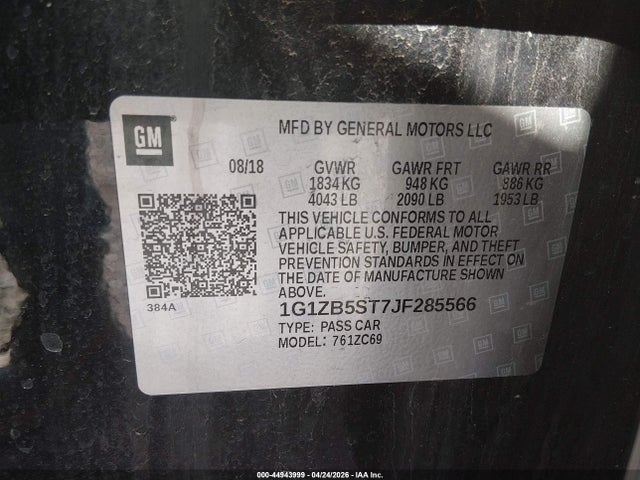 CHEVROLET MALIBU 1LS - 9