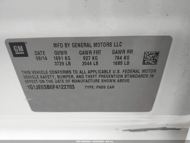 CHEVROLET SONIC LTZ AUTO - 9