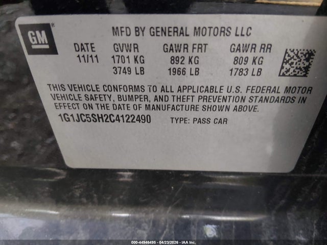 CHEVROLET SONIC 2LT - 9