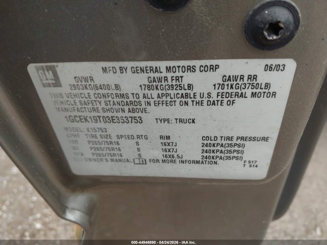 CHEVROLET SILVERADO 1500 - 9