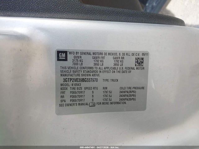 2011 GMC SIERRA 1500 SLE 照片 9