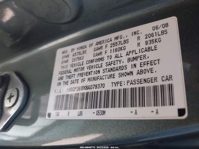 HONDA ACCORD 3.5 EX-L - 9