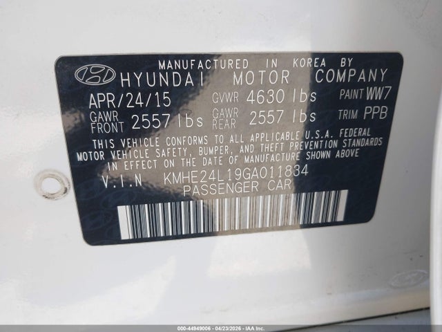 HYUNDAI SONATA HYBRID SE - 9